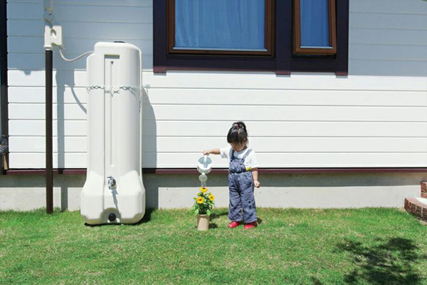 お庭の散水に