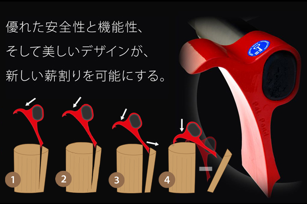 メーカー直送 【斧】 HEIKKI レバーアックス ヴィポキルヴェス1