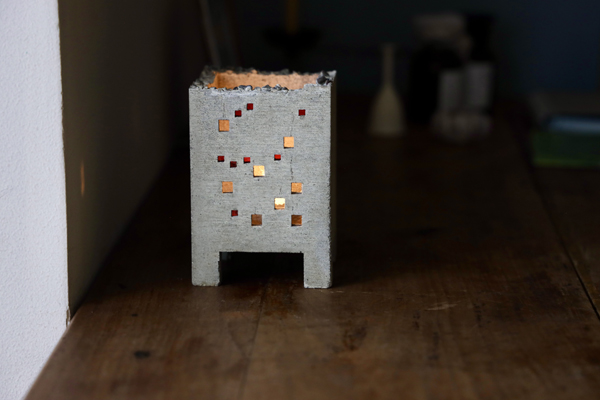 BUILDING CANDLE COVER / Motif