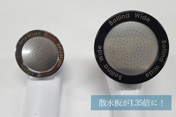ボリーナワイド ストレート水流