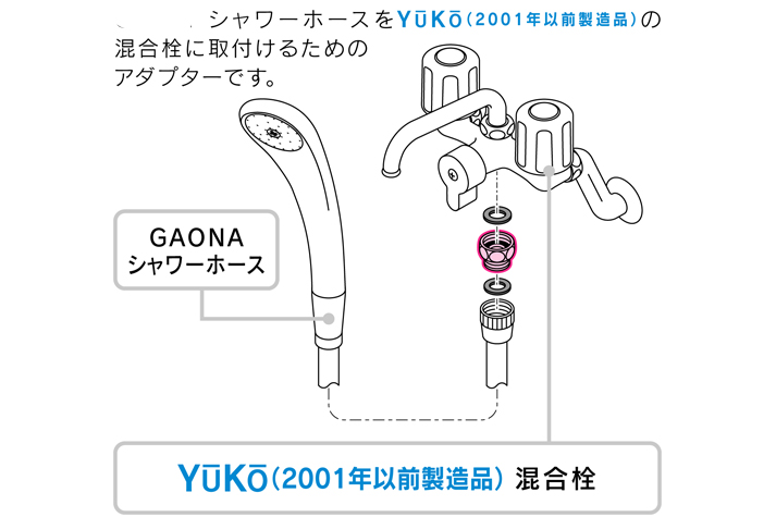 シャワーアダプター