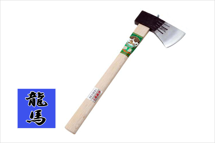 龍馬　樫　日本産　日本製　薪割り斧　斧　木製　アッキス　丈夫　薪ストーブ　4977292603904