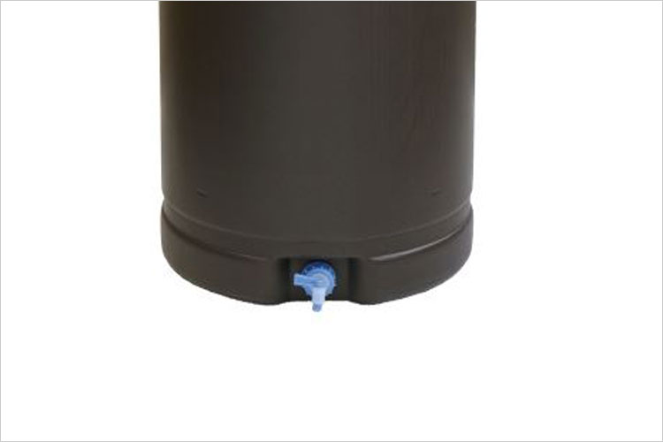 【雨水タンク】 安全興業製 雨水貯留タンク185リットル 専用蛇口コック